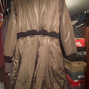 Puffer swing coat